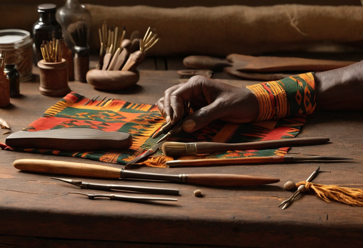 Conservation of Asante Textiles, Gold and Wood