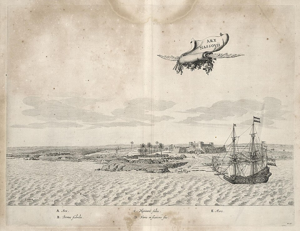 View of the fort of Nassau at Mouri